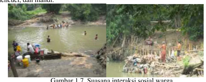 Gambar 1.7. Suasana interaksi sosial warga 