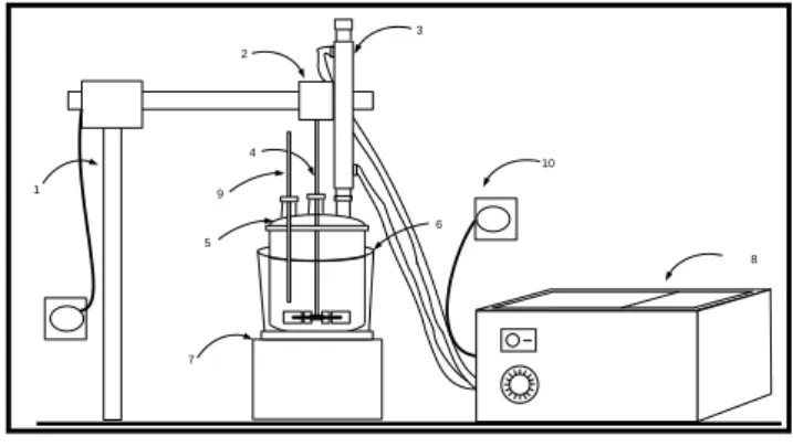 Gambar 2.1 Rangkaian Alat Nitrasi  2.1.2. Bahan 