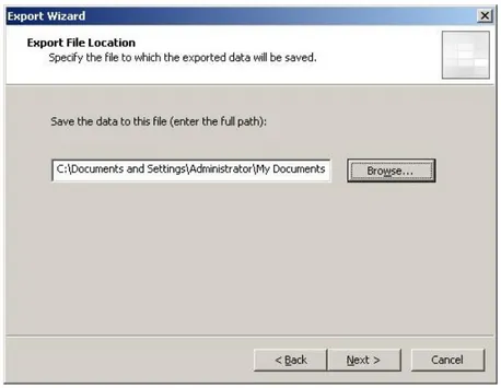 Gambar 4.20 Tampilan Lokasi File Backup