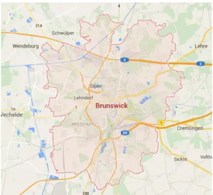Gambar 1.4 Peta Kota Braunschweig 