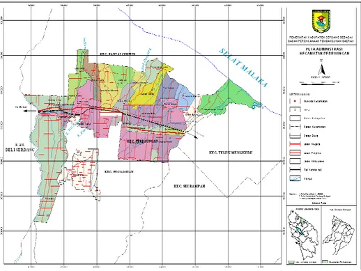 Gambar 4.2. Peta Administrasi Kecamatan Perbaungan 