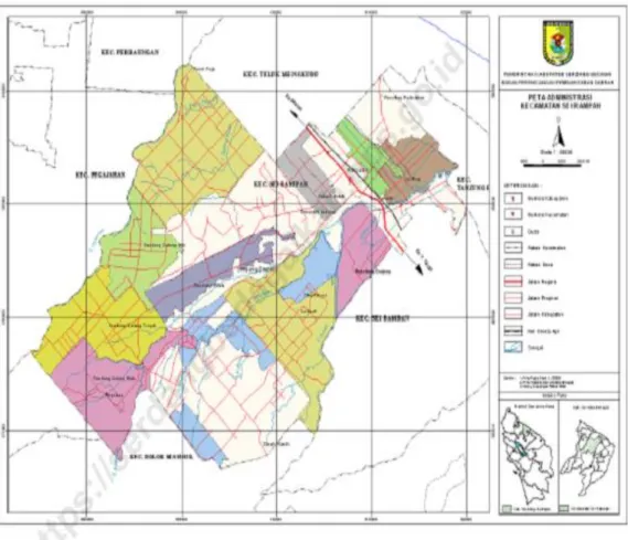 Gambar 4.5. Peta Administrasi Kecamatan Sei Rampah