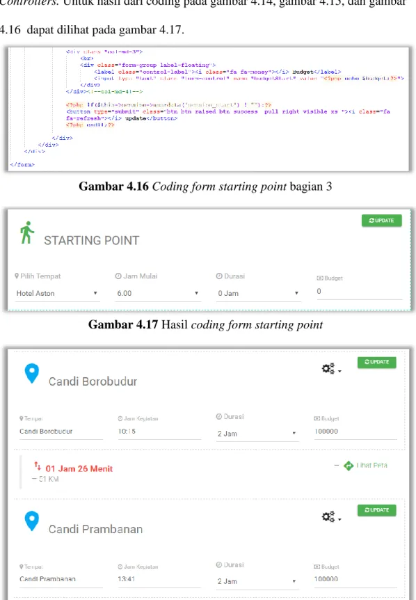 Gambar 4.16 Coding form starting point bagian 3 