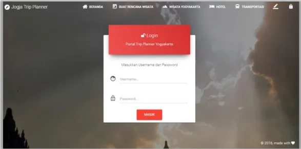 Gambar 4.2 Coding interface pada halaman Login 
