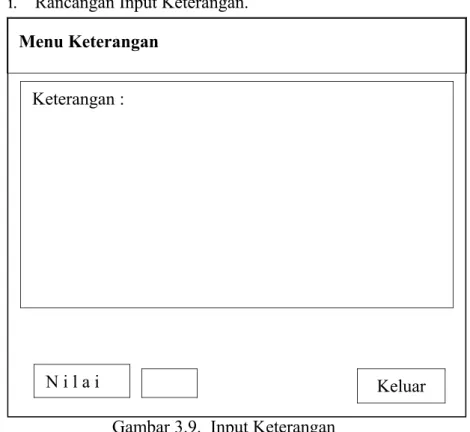 Gambar 3.8.  Input Menu About 