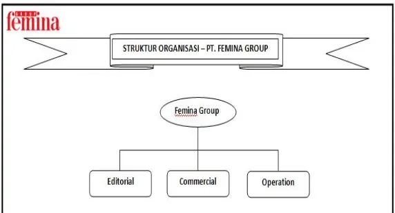 Gambar 3.1 Divisi Utama Femina Group 