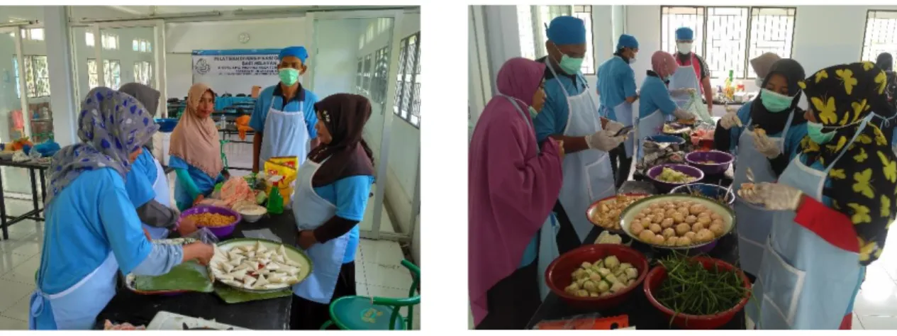 Gambar 3. Salah satu Pelatihan Reguler Diversifikasi Olahan Ikan di Kota Bima  Provinsi Nusa Tenggara Barat 