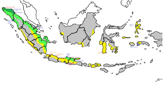 Gambar 1 Periode masuknya Islam di Indonesia  Sumber: Analisis Peneliti (2018) diambil dari buku 