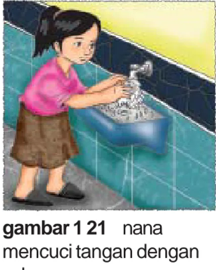 gambar 1 21 nana mencuci tangan dengan sabun