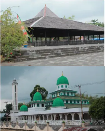 Gambar berikut ini adalah  Candi Agung (pertamanan)  dan  Masjid  Jami  Sungai  Banar  yang  merupakan   merupakan  objek  wisata  cagar  budaya,  dimana  pemerintah dan masyarakat saling terlibat