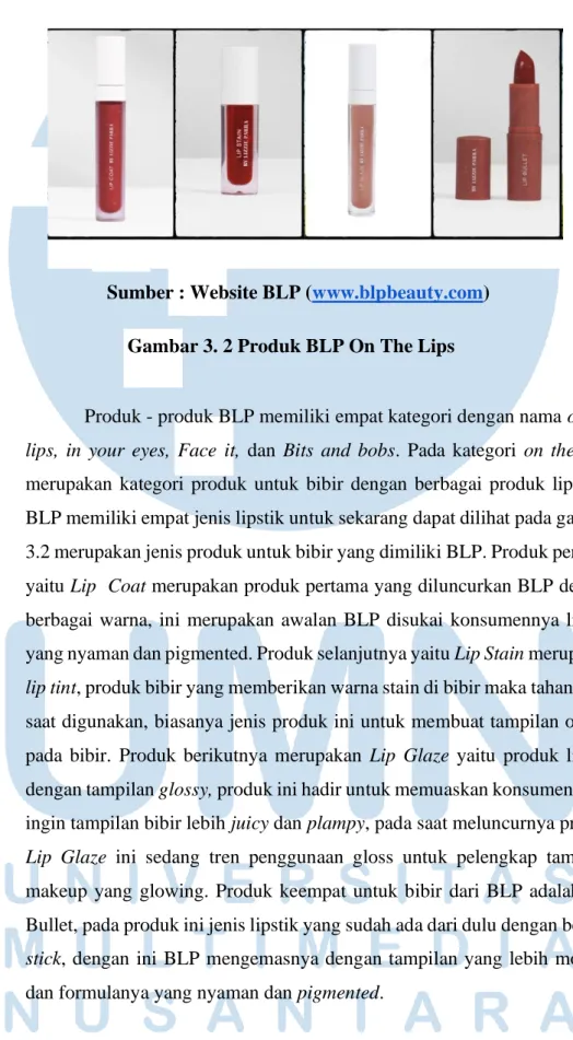 Gambar 3. 2 Produk BLP On The Lips 