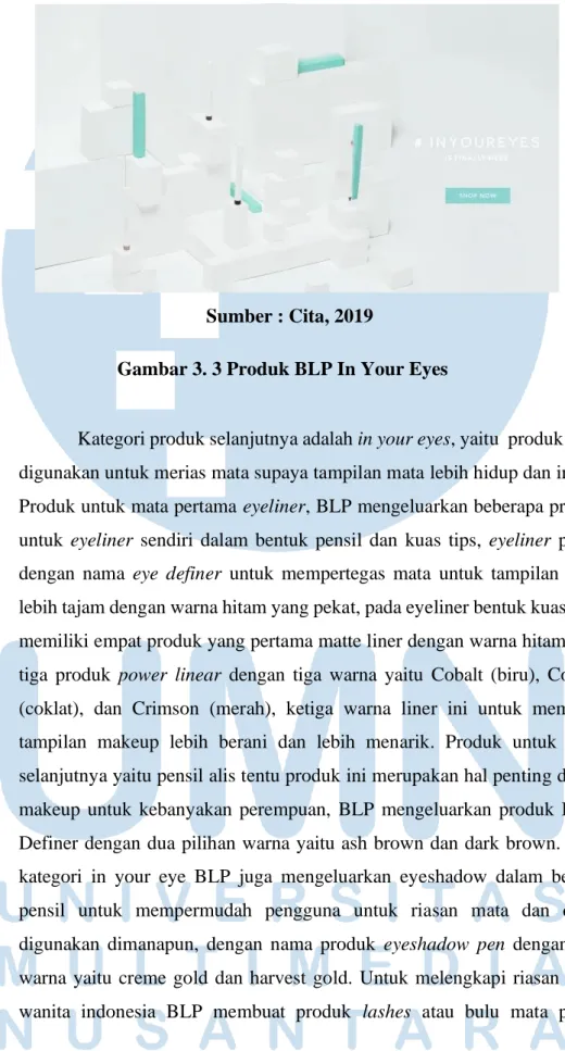 Gambar 3. 3 Produk BLP In Your Eyes 
