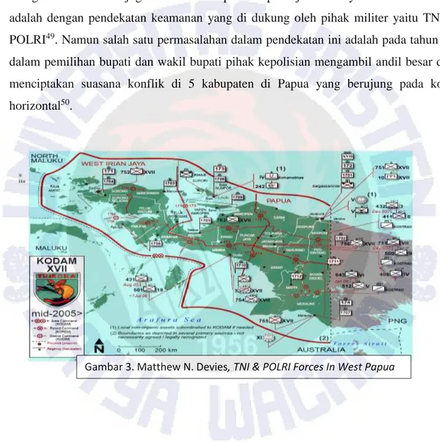 Gambar 3. Matthew N. Devies, TNI &amp; POLRI Forces In West Papua 