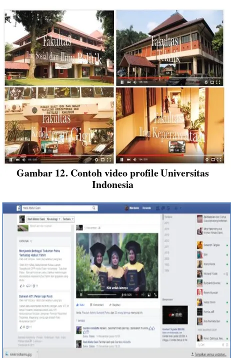 Gambar 12. Contoh video profile Universitas 