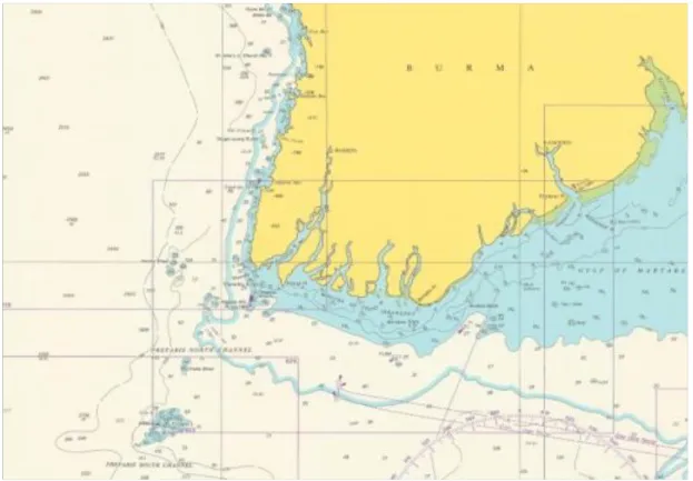 Gambar 1: Contoh Peta Laut (Chart) 