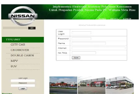 Gambar 21. Halaman website electronic assistant 
