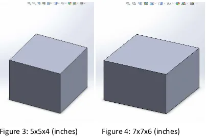 Figure 3: 5x5x4 (inches)             Figure 4: 7x7x6 (inches) 
