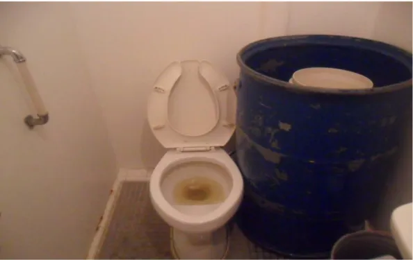 Gambar 7: Toilet di Kapal 