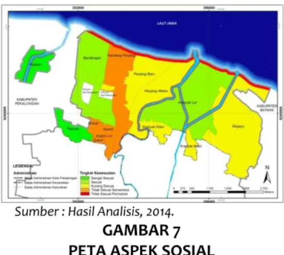 GAMBAR 7  PETA ASPEK SOSIAL 
