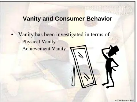 Table 5.7  Sample Items from a Vanity Scale