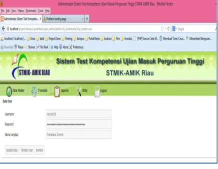 Gambar 7. Halaman Login Administrator 