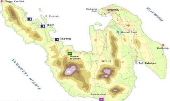 Gambar IV.1 Peta Pulau Weh 