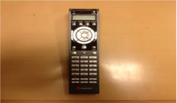 Gambar 4.6 Remote Control Endpoint HDX 7000 