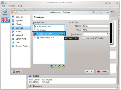 Gambar 4: Menambahkan harddisk baru