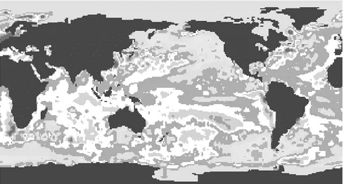 Gambar 2. memperlihatkan peta anomali SST  bulan Juli 1986 saat munculnya fenomena El -Nino  tahun  1987