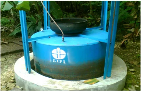 Gambar 2. Model Tangki Pencerna (Digester) Unit Pembuatan Biogas 