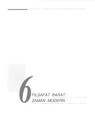 FILSAFAT BARAT: ZAMAN MODERN