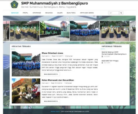 Gambar 3.14. Tampilan Menu Home 