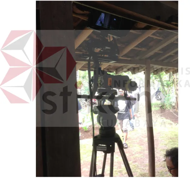 Gambar 4.6 setting kamera yang digunakan untuk syuting film Kleang Kabur  Kanginan 