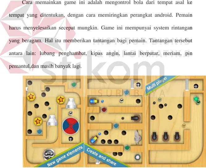 Gambar 3.3 Tampilan Game Labyrinth  (sumber: www.google.com) 
