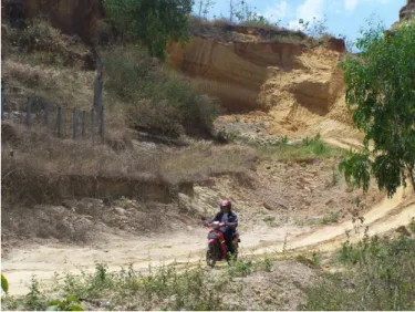 Gambar 1.1.  Kerusakan Kawasan  Sendangharjo   