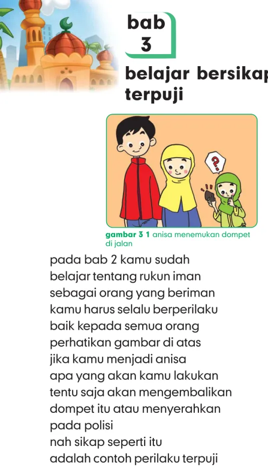 gambar 3 1 anisa menemukan dompet di jalan