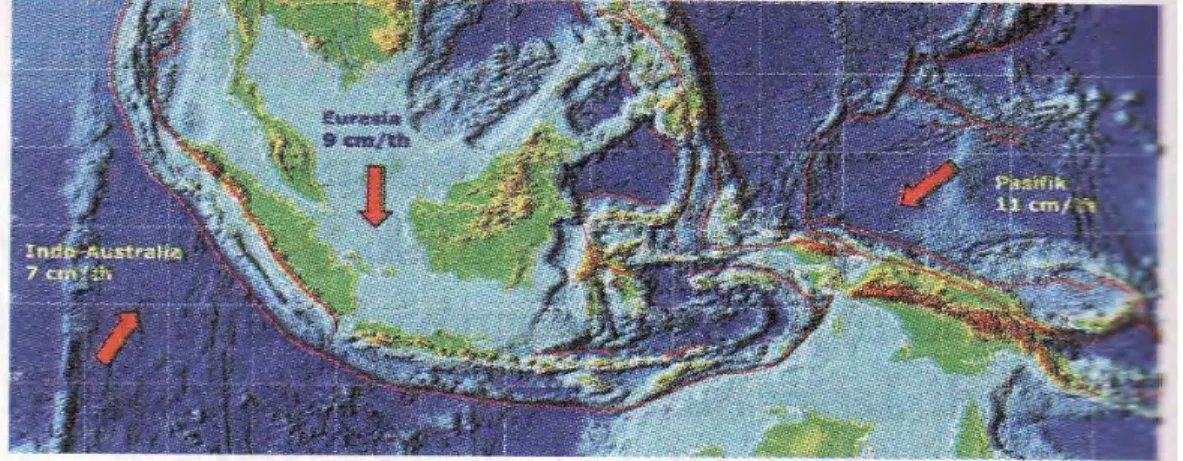 Gambar 1. Tektonik Indonesia (Tiar,2006)