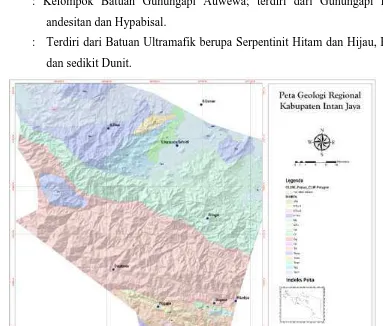 Gambar 1. Peta Geologi Lokasi Penelitian. 