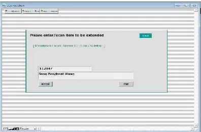 Gambar 4.8 Proses Perpanjangan Buku