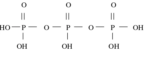 Gambar 1. Rumus Kimia Tripolifosfat 