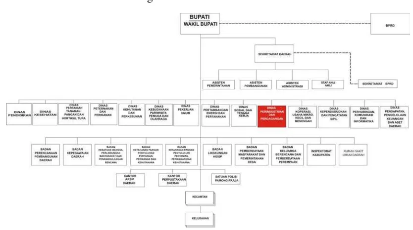Gambar I  Bagan Struktur Pemerintahan 