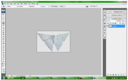 Gambar 4.2  Tampilan Kerja Adobe photoshop CS3 