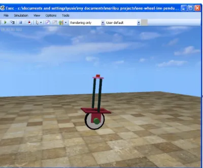 Gambar 2: Simulasi Berbasis ODE untuk Sistem Pendulum Terbalik Beroda Satu.