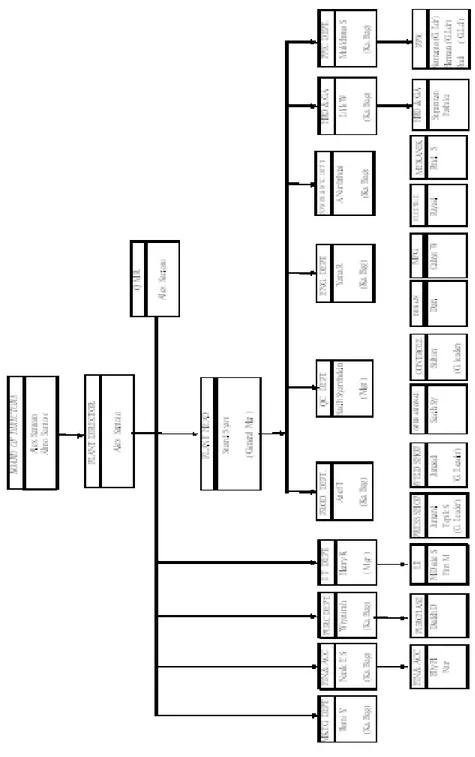 Gambar 1.5 Struktur Organisasi PT Jaya 