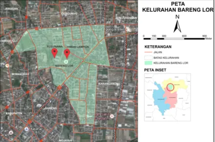 Gambar 1.1. Peta Lokasi Amatan 