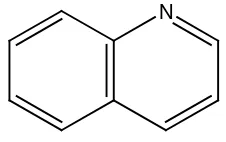 Gambar 2.17  Struktur kuinolin 