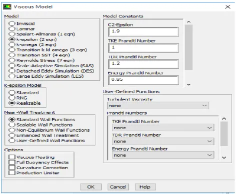 Gambar 3.10. Menu Models viscous  c.  Materials 