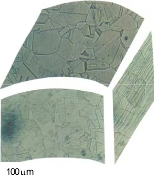 Gambar 5. Struktur mikro material 
