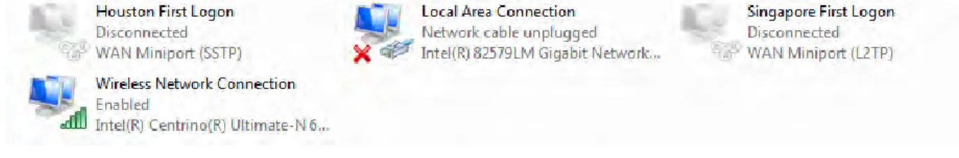 Gambar 4.7. Pengambilan mode wireless LAN yang digunakan di laptop 