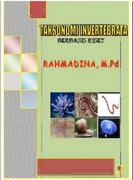 Gambar 4.1 Desain Cover Buku ajar Taksonomi Invertebrata Berbasis Riset  2.  Isi Materi 